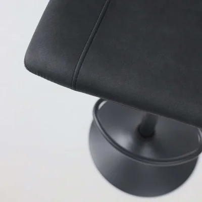 Стул барный BEN, ткань,  черный/черный_18