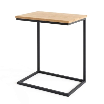 Стол журнальный HAWK ND, дуб натуральный/черный фотография