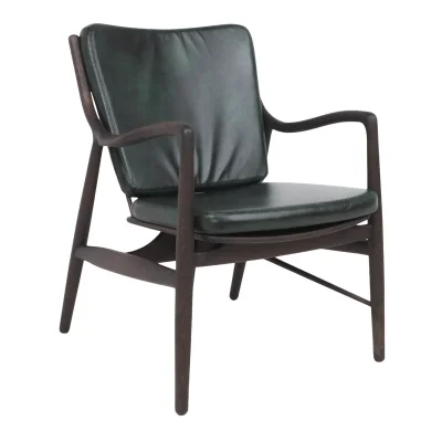 Стул ГАРВАРД КОМФОРТ ПЛЮС, нат. кожа зеленый/дуб натуральный/покрытие рич фотография