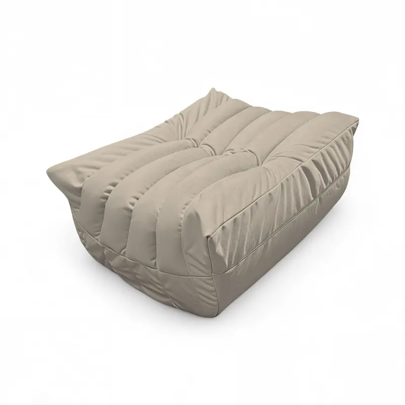 Бескаркасное кресло-пуф Француз BeanBag 90*35 / микровелюр, Латте_preview_2