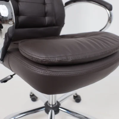 Кресло рабочее, поворотное RICHARD, коричневый_36