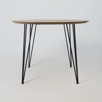 Стол ДЕМАВЕНД, d100*74, дуб натуральный/черный (ПР-4 DSW (Т27) (02) Кс-12)_13