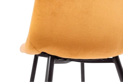 Стул DALLAS, горчичный велюр 68/черный_10