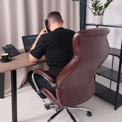 Кресло поворотное MASTIF, ECO, темно-коричневый_11