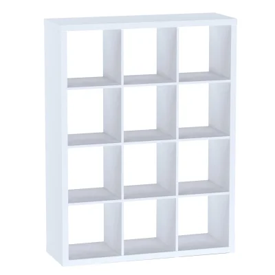 Стеллаж ФОРА 12 112х146х38см, белый фотография