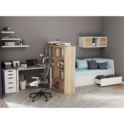 Стеллаж ФОРА 3  112х41х38см, белый_5