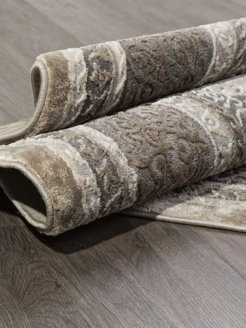 Ковер ARMINA 04037C - GREY / BROWN - Круг 2 на 2_preview_4