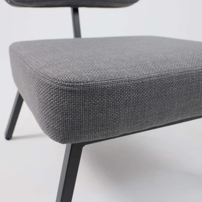 Кресло ASPEN, серая рогожка BJORN 13/черный_13