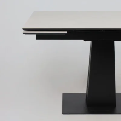 Стол AV 2119, МДФ+керамика, раздвижной 1200 (1800)*800 серый, матовый CARMEN LIDHT GREY/черный_11