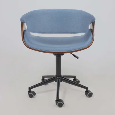 Кресло барное ANGARA, ткань, небесный XC188-26/черный_13