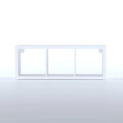 Стеллаж ФОРА 3  112х41х38см, белый_7