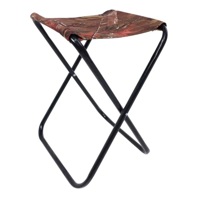 Складной стульчик-табурет без спинки "Пикник-1" с рюкзаком 20 л., 27*30-50cm, черный_5