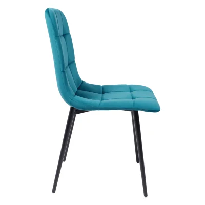 Стул AV 406-N, темно-бирюзовый бархат H-56/черный_7
