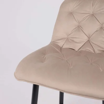 Стул барный VITO, бежевый велюр HLR-08/черный_16