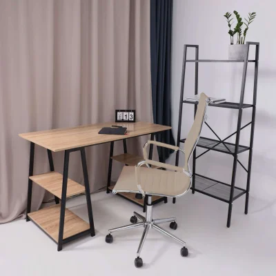 Кресло поворотное EVELIN, экокожа, бежевый_10