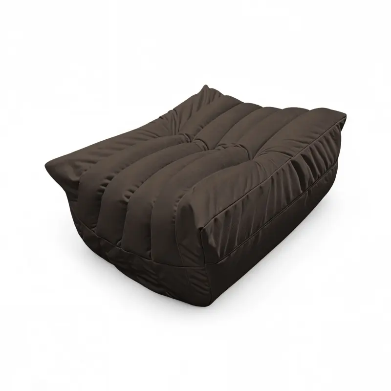 Бескаркасное кресло-пуф Француз BeanBag 90*45 / микровелюр, Шоколад_preview_2