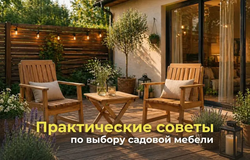 Садовая мебель на годы: практические советы по выбору и уходу превью