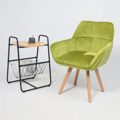 Стол журнальный DINO, дуб сонома/черный, 460*405*655, ECONOM_8