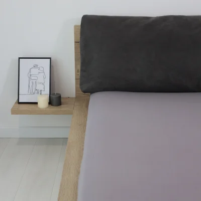 Простыня 220*240 см Стальной (поплин)_7