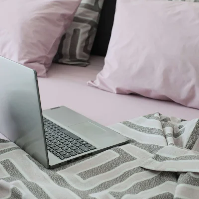 Простыня 150*215 см Дымчатая роза IM0705 (поплин)_7