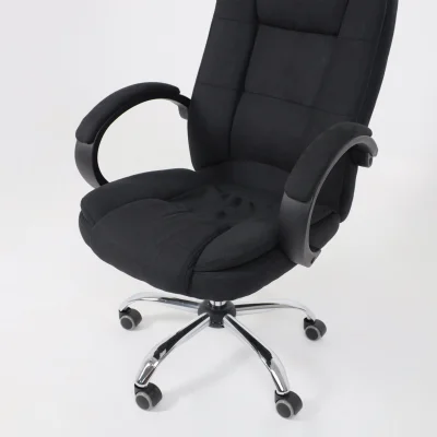 Кресло поворотное BILL, ткань, черный_11