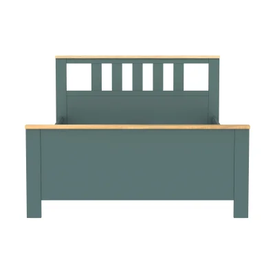 Спальня Сага, ясень + темно-бирюзовый. Комплект №3_8