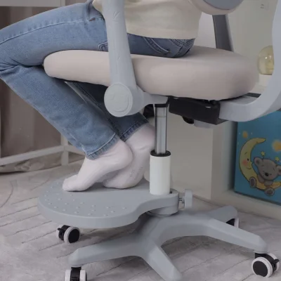 Кресло поворотное LEO, ткань, серый_6