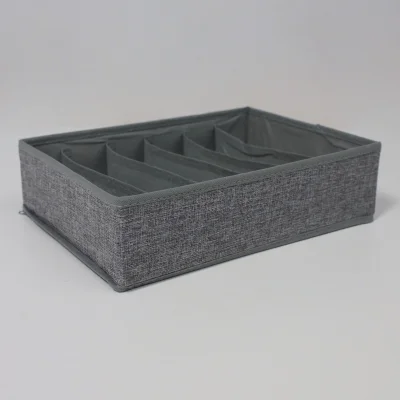 Контейнер для хранения MACKENZIE-1, 6 ячеек, серый, 34*24*9см_2