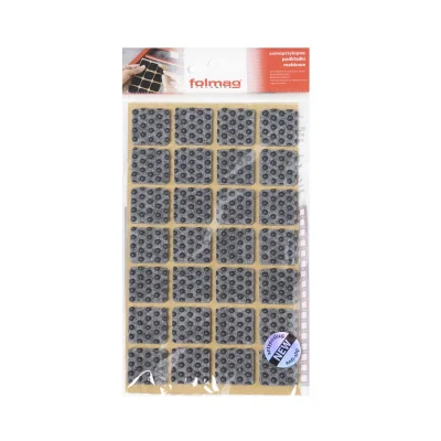 Подкладка самоприлипающая фетровая прорезиненная 20 х 20мм (1упак.=28шт), серая, Folmag_2