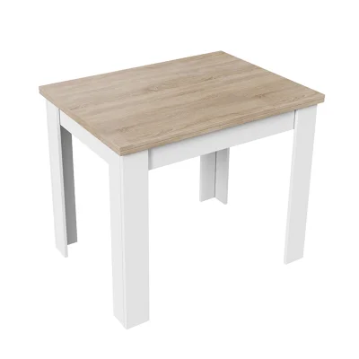Стол раздвижной ПРОМО Тип 3, 900(1698)*670, дуб сонома светлый/белый_5