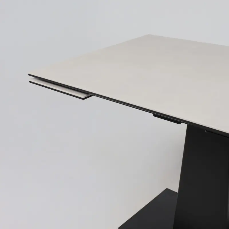 Стол AV 2119, МДФ+керамика, раздвижной 1200 (1800)*800 серый, матовый CARMEN LIDHT GREY/черный_preview_13