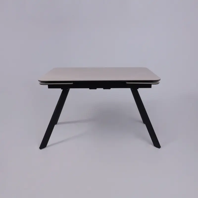 Стол ЛЕОН NEW , керамика 1 кат. 1200(1840)*800, Камень слоновая кость Bayona Ivory/Черный матовый_preview_15