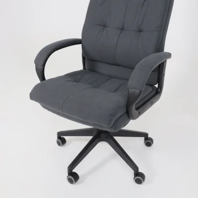 Кресло поворотное BUNNY, ткань, темно-серый_10