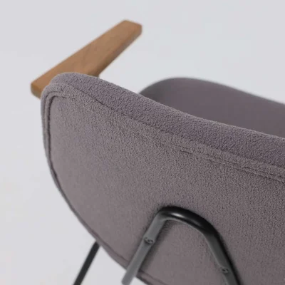 Кресло RUDO, серое букле SD8068-5/черный_15