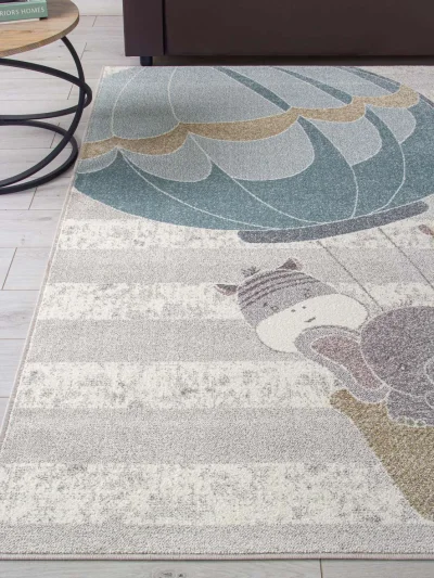 Ковер IZUMRUD F263 - LIGHT GRAY - Прямоугольник 0.8 на 1.5_5