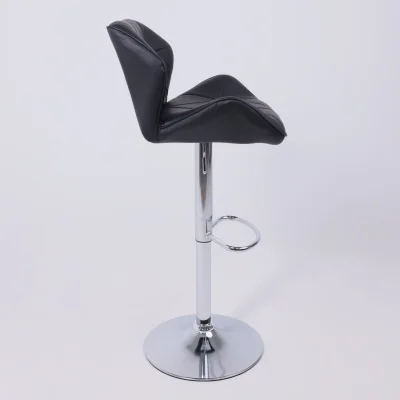 Кресло BERLIN, экокожа, черный/хром_12