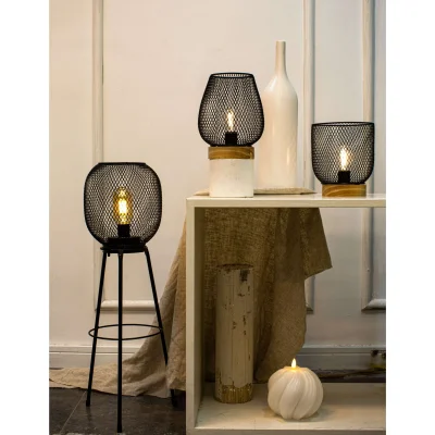 Светильник напольный AKS тип 1 ( Фонарь на подставке 28х58см 1LED, 2АА )_6