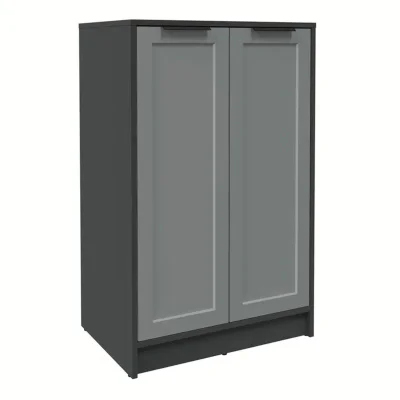 Тумба КОНЦЕПТ Тренд КТ-Т64, к.Антрацит/ф.Серый  (В1020хШ636хГ451мм) фотография