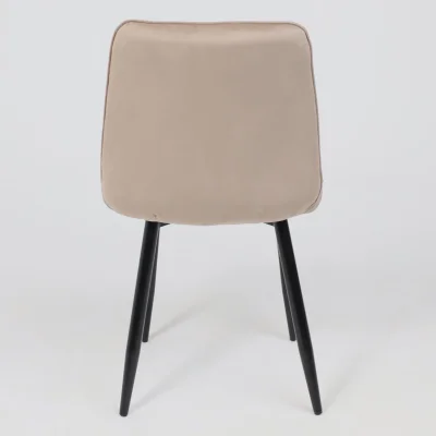 Стул ASTRA, 2, бежевый велюр HLR-08/черный_11