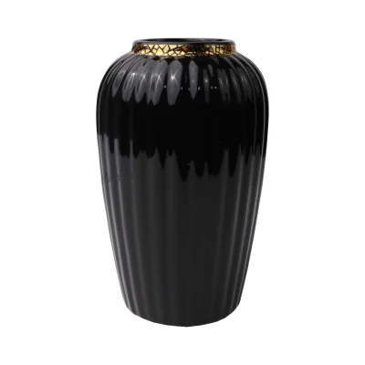 Ваза керамика настольная "Геометрия люкс" 8*23 см, горлышко, МИКС фотография