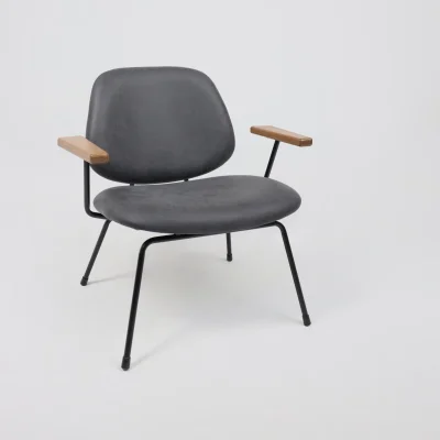 Кресло RUDO, экокожа винтажный черный WATUSI 16/черный_18