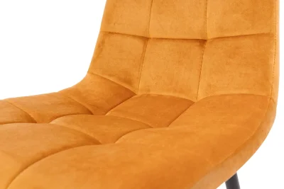 Стул DALLAS, горчичный велюр 68/черный_9