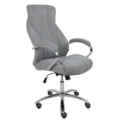 Кресло поворотное MASTIF, ткань/серый фотография