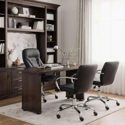 Кресло рабочее, поворотное RICHARD, черный_15