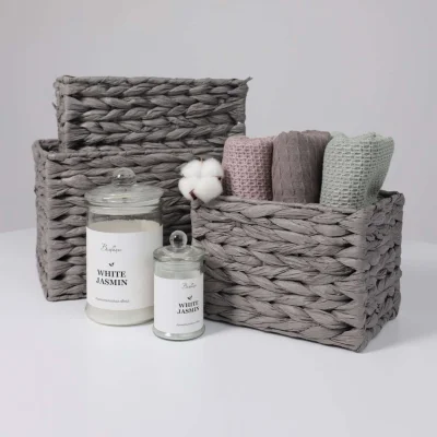 Ароматическая свеча WHITE JASMINE, Д60 Ш60 В110_3