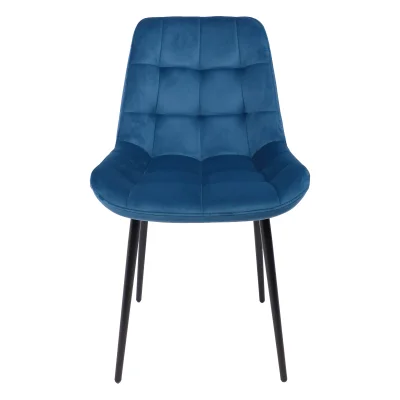 Стул AV 405, синий бархат H-58/черный_4
