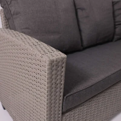 Комплект садовой мебели ROSEWOOD (диван 2шт, стол 1шт), серый_24