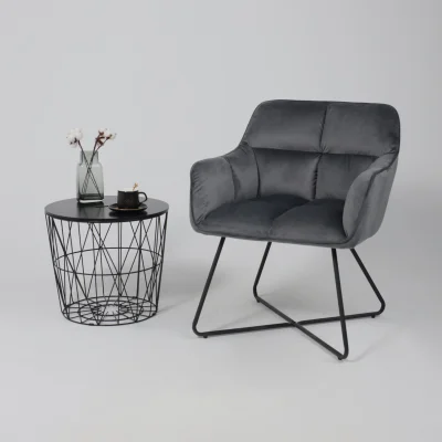 Кресло FLORIDA, темно-серый велюр HCJ-40/черный_7