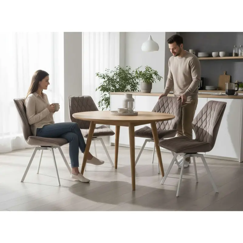 Стул Rafael M-R 360, d05 CAPPUCCINO LUX\белый_preview_3