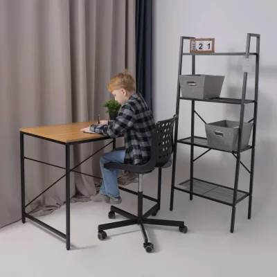 Кресло, рабочее поворотное ORA, пластик, черный_3